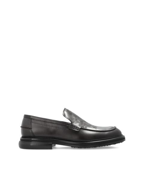 Paul Smith Camini floral-leather loafers