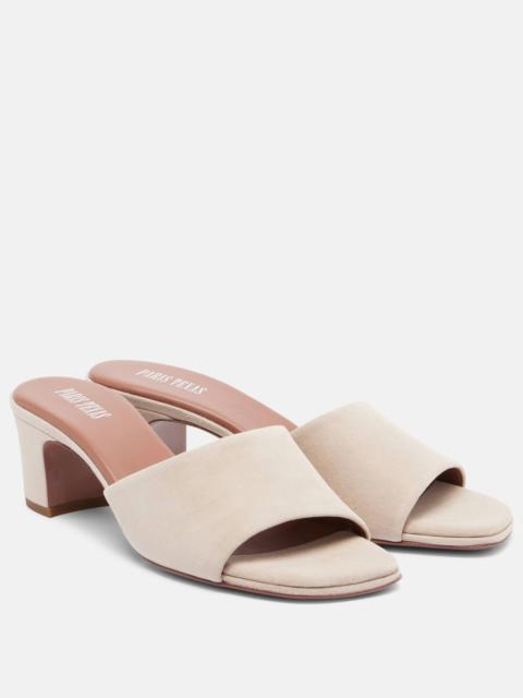 PARIS TEXAS Ava 50 suede mules