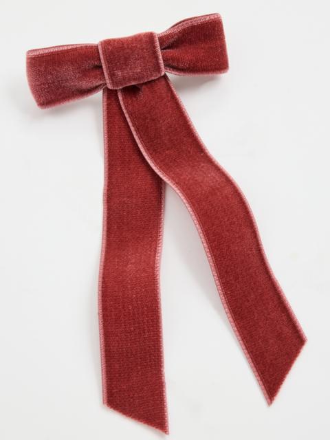 Jennifer Behr Velvet Bow Barrette