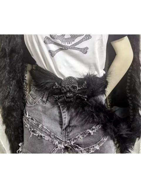Other Designers Japanese Brand - Furr punk Pu leather Belt