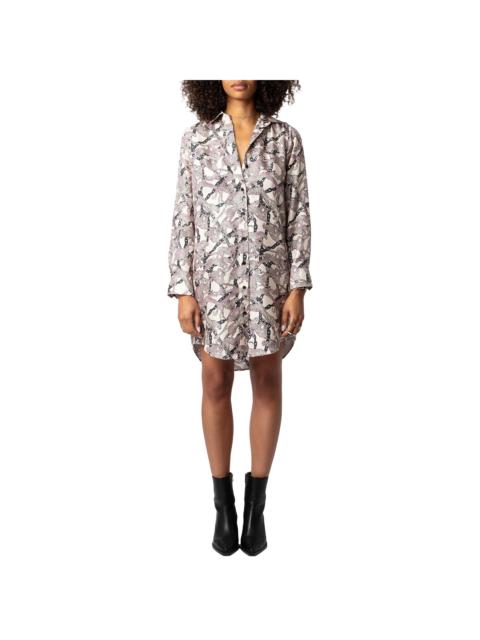 Zadig & Voltaire Zadig & Voltaire Rais Twill Wild Chaines Dress