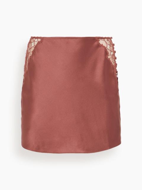 KIKI DE MONTPARNASSE Amelie Skirt in Rose Fauvee