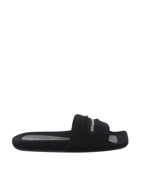 Alexander Wang Alexander Wang Women Logo Knitted Slide Sandals