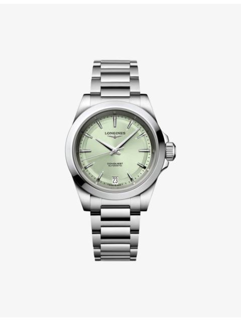 Longines L3.430.4.02.6 Conquest 34mm Stainless-Steel Automatic Watch