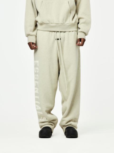 ESSENTIALS LOUNGE FLEECE SWEATPANT (HEATHER STONE)