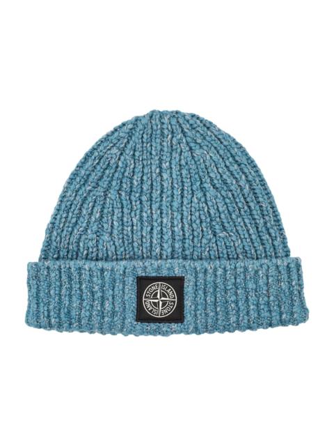 Stone Island Stone Island Mouliné Wool Beanie With Compass Logo