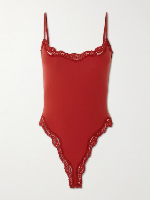 SKIMS Fits Everybody Lace Cami Bodysuit