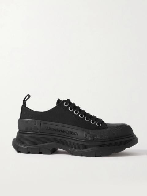 Alexander McQueen Tread Slick Canvas Exaggerated-sole Sneakers