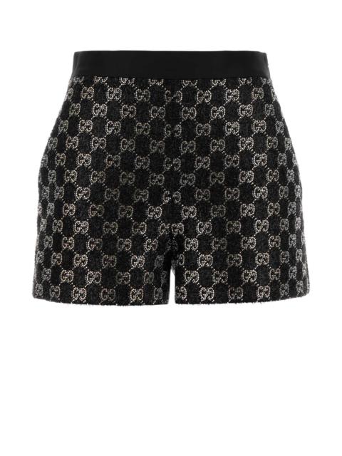 GUCCI Gucci Women Black Tweed Shorts