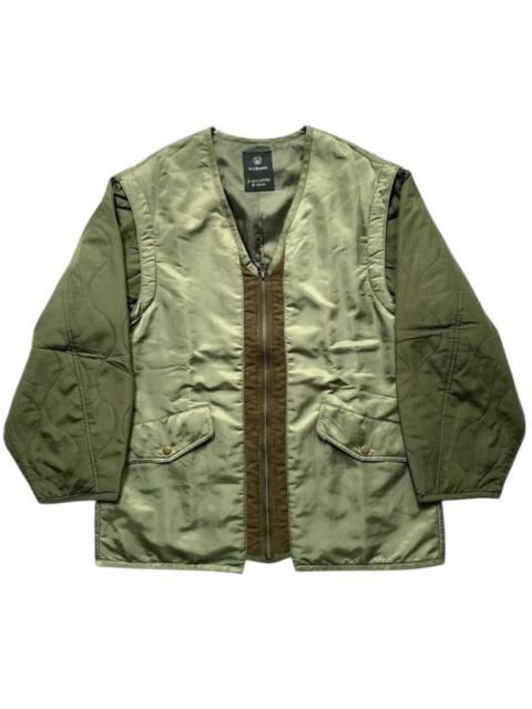 Other Designers Japanese Brand - W Closet Nylon Quilted Military Liner Jacket