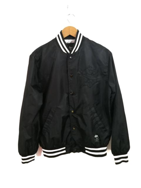 Stüssy Stussy Bomber Jacket Logo Design Black Color Design