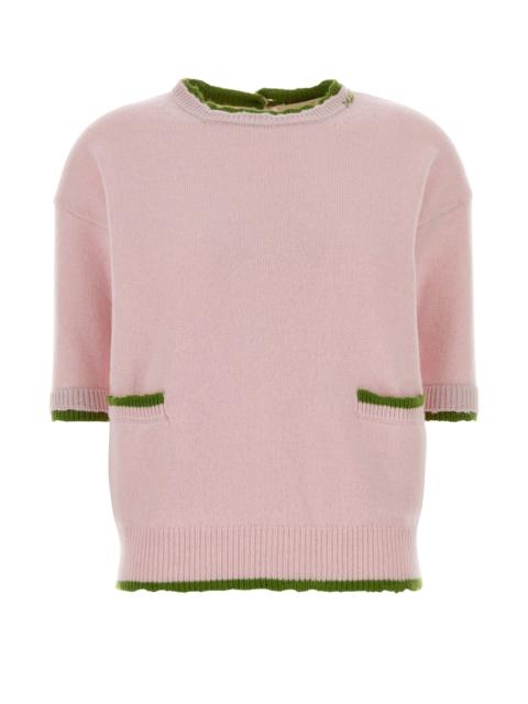 Marni Pastel pink wool blend sweater