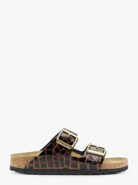 BIRKENSTOCK Birkenstock Arizona Leather Sandals With Crocodile Print