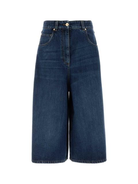 Brunello Cucinelli Brunello Cucinelli Women Denim Wide-Leg Jeans