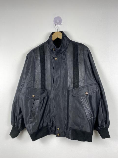 Other Designers Japanese Brand - Vintage 90s Standard Member Leather Jacket J1279