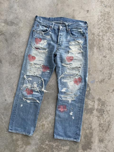 Other Designers Distressed Denim - Unisex R.N.A rugged and studdy distressed denim