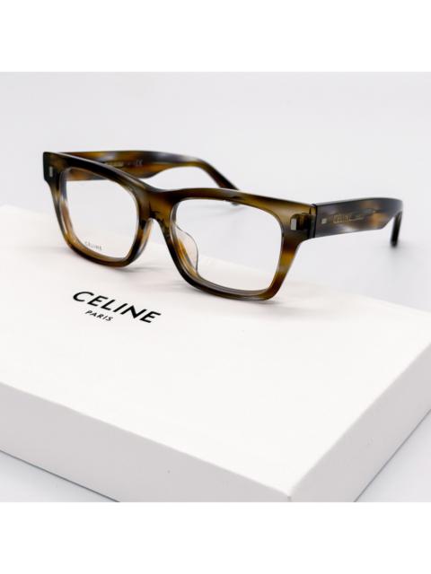 NEW CELINE CL50011F 055 EYEGLASSES WOMEN BROWN CELINE