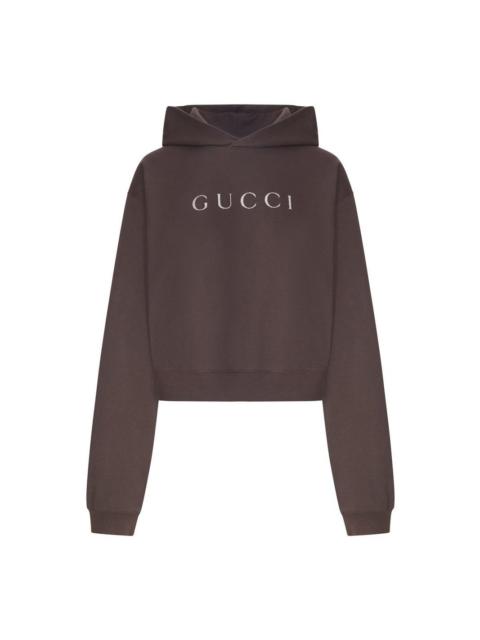 GUCCI GUCCI Brown Hoodie New & Authentic (Men's size:S;)