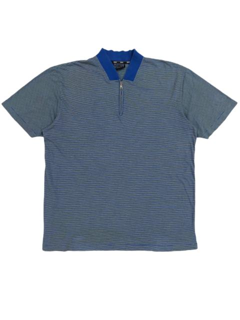 Other Designers Vintage - RARE! VTG DKNY DONNA KARAN NEW YORK STRIPED ZIP UP