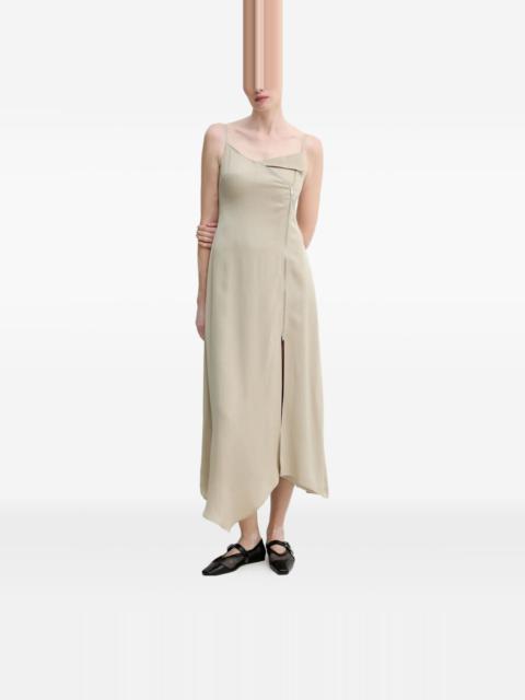 Nanushka asymmetric zip-up dress