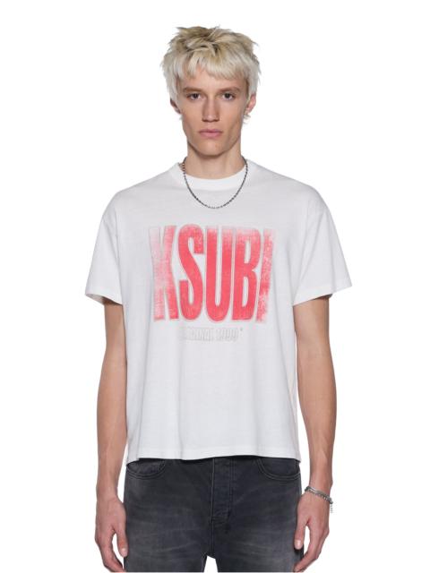 Ksubi PANTHERA SID SS TEE VINTAGE WHITE