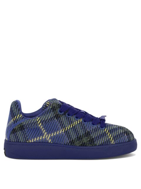 Burberry "Check Knit Box" Sneakers