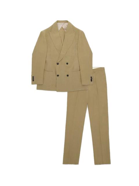 FORTELA Fortela Marcello Linen Suit in Camel at Nordstrom