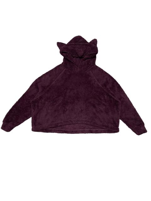 Undercover GU Monster Horned Cropped Hoodie With Ear