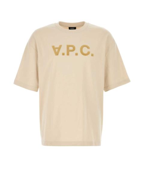 A.P.C. A.P.C. Men Ivory Cotton Oversize T-Shirt