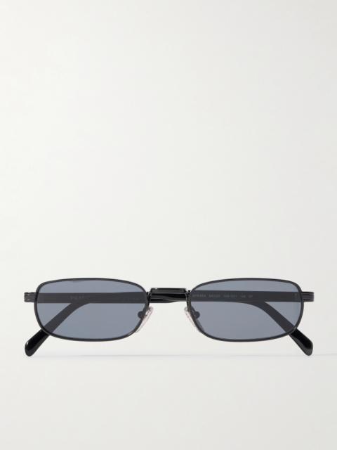 Prada Rectangle-frame Metal Sunglasses