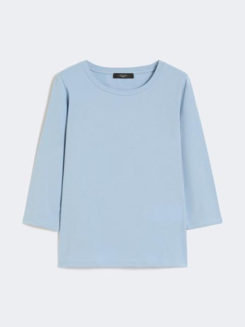 WEEKEND Max Mara Stretch cotton T-shirt - LIGHT BLUE