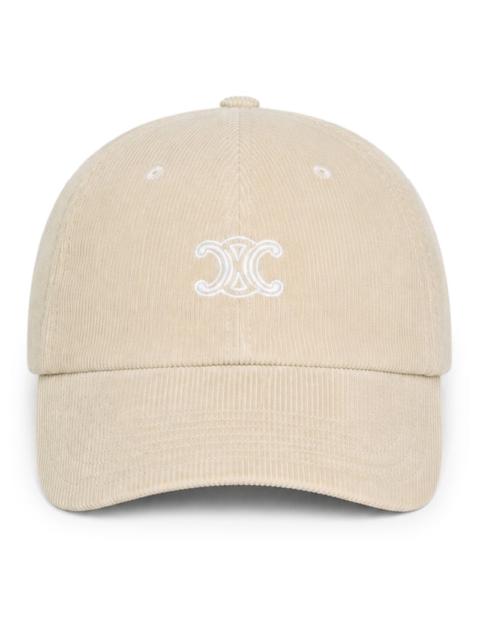 CELINE Celine Women Triomphe Richelieu Corduroy Cap