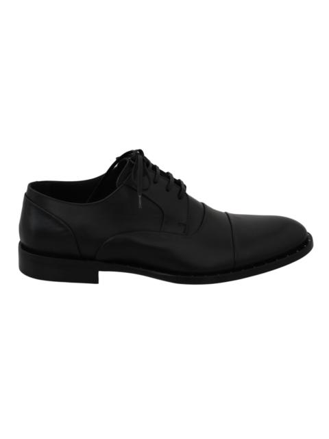 Dolce & Gabbana Dolce & Gabbana Black Leather Derby Formal Shoes