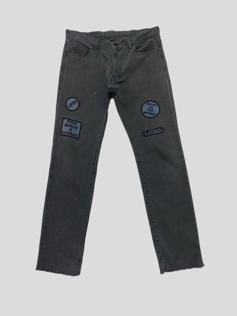 NUMBER (N)INE Number (N)ine AWO4 'Give Peace A Chance' Denim Jeans