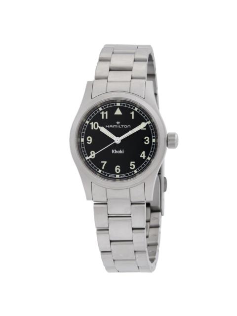Hamilton - Hamilton Khaki Field Quartz Black Dial Ladies Watch H69301130