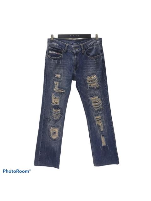 Other Designers Japanese Brand - Nicole Club For Men Distressed Denim Jeans Camo Patchwork