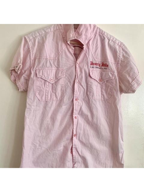 Other Designers Unique Vintage Men's Pink Polo-shirts