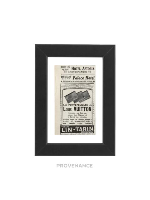 Louis Vuitton Louis Vuitton Antique Vintage Newsprint Ad - LV Wallets