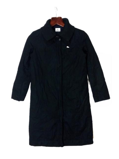 Lacoste parka long jacket dark blue color