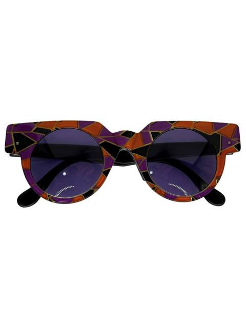 Other Designers Swatch - Geometric Modular Purple Sunglasses