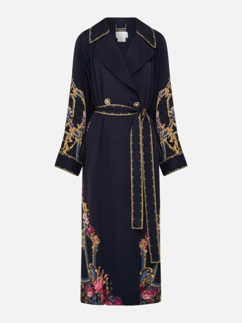 CAMILLA PLEATED BACK TRENCH