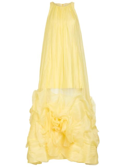 Aje. Aje Ecliptica Ruffled Chiffon Maxi Dress