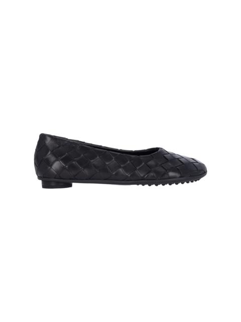 Bottega Veneta BRAIDED LEATHER BALLET FLATS