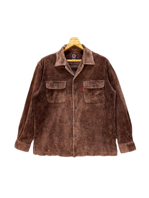 Other Designers Vintage - Lucky Strike Originals Velvet Flannel Jacket #A24-0540