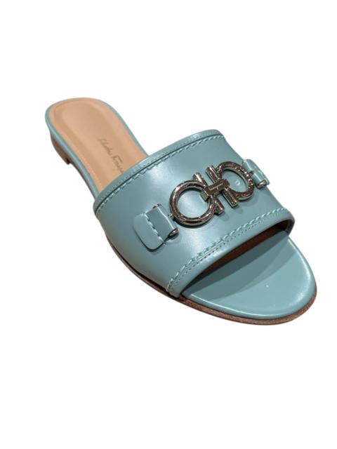 FERRAGAMO Ferragamo Logo Rhodes Slide Sandals