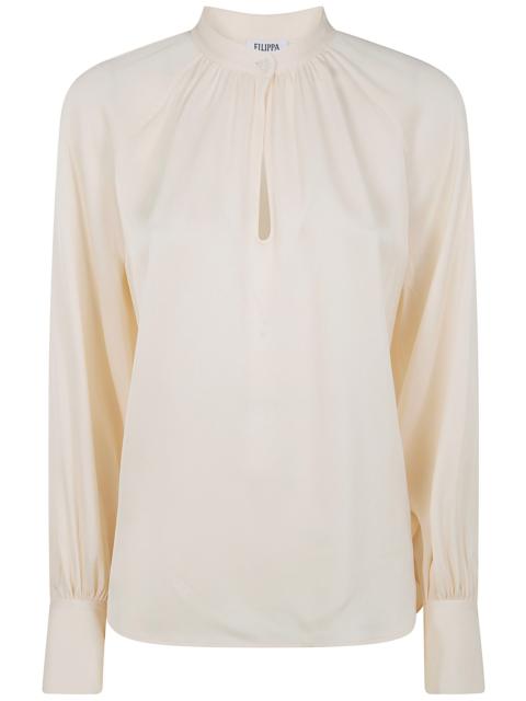 FILIPPA K "Stand" Collar Blouse