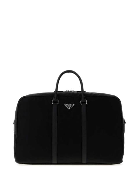 Prada Prada Men Black Re-Nylon Travel Bag