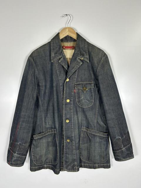 Levi's ⚡️Vintage Y2K Levi’s Redloop Button Denim Coat Jacket