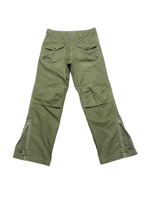BEAMS PLUS 6 Pocket Beams Plus Ankle Zip Flare Cargo Pants