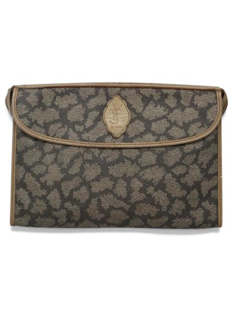 SAINT LAURENT Leather clutch bag